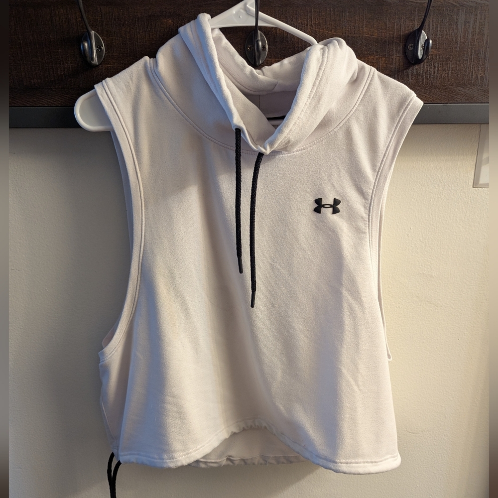 Under Armour Women's Sleeveless Hoodie - White